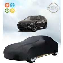 AUTOES Hyundai Tucson 2023 Uyumlu Branda Araba Brandası Oto Branda Siyah