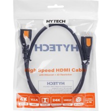 Maxdora Hytech HY-HDM07 HDMI To HDMI 0,7m Altın Uçlu 24K 1.4 Ver. 3D Kablosu