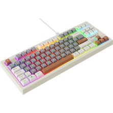 Freedom Storee Everest Kb-98 Silent Tkl Gri Mavi-Gri-Kahve Rainbow Q Membrane Klavye