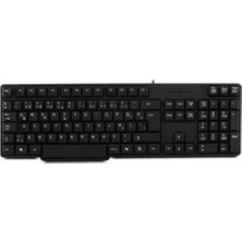 Novis Liora Everest KB-517U Siyah Kablolu Standart Klavye (Caps Lock Tuşu) (Kablo Uzunluğu 1.35 Mt)