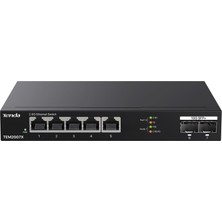 Novis Liora Tenda TEM2007X 2.5gb Switch 7 Port 5x2.5g POR+2X10GB Sfp+ 50GBPS Yönetilmeyen Nas, Oyun Pcsi Switch