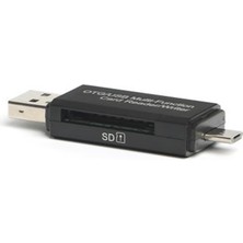 Paxteks Dark Dk Ac UCR204 2.0 USB Mikro USB Kart Okuyucu