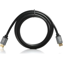 Paxteks Dark DK-HD-CV20L200G 2 Metre 2.0 HDMI Kablo - 4K 60Hz,3D,18Gbps,Hdr,Hdcp 2.2,dolby,earc,örgü Kablo