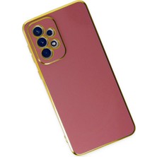 No35 Newface Samsung Galaxy A33 5g Kılıf Volet Silikon - Kırmızı