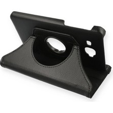 xirshop Samsung Galaxy T280 Tab A 7 Kılıf 360 Tablet Deri Kılıf - Siyah