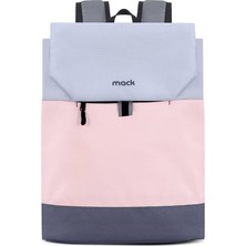 AK-SA-STR Mack MCE-1302 14.1 Zen Eco Günlük Sırt Çantası Pembe Gri