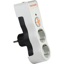 Uslucan Alışveriş Tunçmatik TSK19021 Powersurge2 Enerji Koruma Prizi 2li 1050 Joule Beyaz