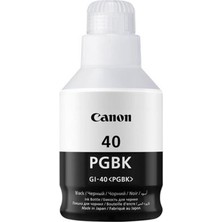 Negok Canon GI-40BK Black Siyah Şişe Mürekkep G6040-G5040