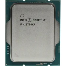 CT Stones Intel Alder Lake Core I7 12700KF Tray 3.6ghz 1700P 25MB Novga 12.nesil Kutusuz Işlemci