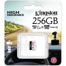 Rory Kingston SDCE-256GB 256GB Microsdxc Endurance 95R-45W C10 A1 Uhs-I Card Only Hafıza Kartı