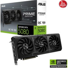 Novis Liora Asus Prime Geforce RTX5080 PRIME-RTX5080-O16G 16GB Gddr7 Oc Edition 256 Bit Gaming Ekran Kartı