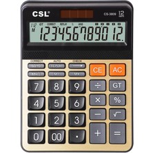 AK-SA-STR Csl CS-3809 12 Hane Masa Tipi Hesap Makinesi