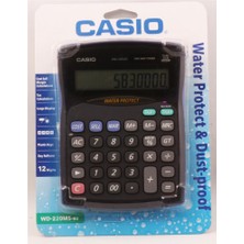 Casio WD-220MS-BU 12 Hane Suya-Toza Dayanıklı Masa Üstü Hesap Makinesi