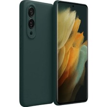 xirshop Samsung Galaxy S25 Edge First Silikon - Koyu Yeşil