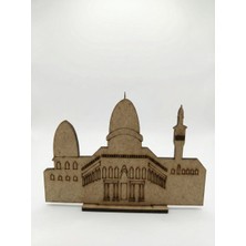 Tahtagurusu 5 adet Ahşap Mescid-I Aksa Boyama Seti - Çocuk ve Yetişkin Için Eğitici Hobi Etkinliği - Ham Mdf