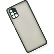 No35 Newface Samsung Galaxy M51 Kılıf Montreal Silikon Kapak - Yeşil