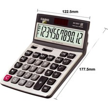 No35 Casio DX-120ST 12 Hane Oynar Başlıklı Masa Üstü Hesap Makinesi