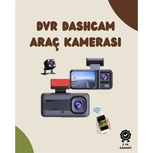 No35 Sürüş ve Park Halinde Kesintisiz Güvenlik Için 3 Kameralı Profesyonel Dashcam