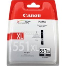 No35 Canon CLI-551XL Bk Black Siyah Yüksek Kapasiteli Mürekkep Kartuş IP7250 MX925