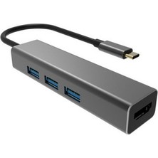 Uslucan Alışveriş Vcom DH318 Type-C To USB 3.0-3 HDMI Çevirici