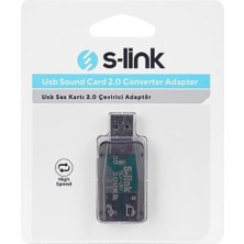 Zemira S-Link SLX-U51 USB Ses Kartı 2.0 Çevirici Adaptör