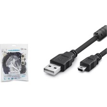 Uslucan Alışveriş Hadron HDX7523 USB Mini V3-5pin To USB Kablo 3m Siyah