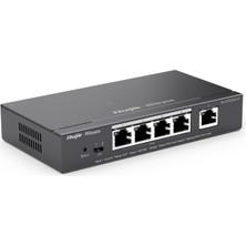Uslucan Alışveriş Ruijie-Reyee RG-ES205GC-P 4port Poe+ 10-100-1000 Mbps+1 Port 10-100-1000 Mbps GB Yönetilebilir 54W