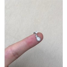 Jaida Moda Kadın Gümüş Ananas Figürlü Cerrahi Çelik Tragus Helix Piercing