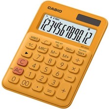Lims Store Casio MS-20UC-RG 12 Hane Turuncu Masa Üstü Hesap Makinesi