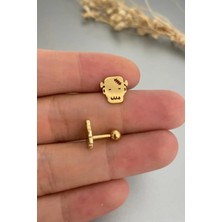 Jaida Moda Unisex Çelik Frankenstein Figürlü Tragus Helix Piercing