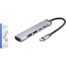 Stylmenplus Hadron HDX7041 Type-C Hub 5-Usb Gri