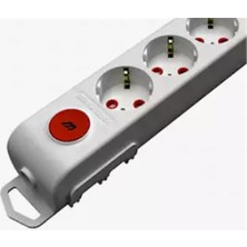 Stylmenplus Mutlusan Rı-Tech 3lü Anahtarlı Topraklı Klemens Grup Priz (001 175 320001 00 00)