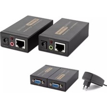 Rory Hadron HDX1318 100M VGA + Audio Extender 1920×1440 @ 60Hz Siyah