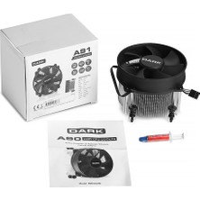 Cash Dukkan Dark DKCCA91 Am4 Ryzen Uyumlu Işlemci Soğutucu