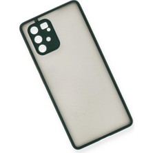 No35 Newface Samsung Galaxy A91 / S10 Lite Kılıf Montreal Silikon Kapak - Yeşil