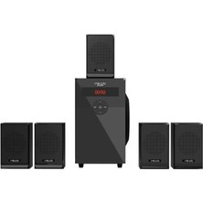 No35 Mikado MD-582BT 5+1 110W Siyah Usb+Sd+Fm Destekli Multimedia Bluetooth Speakerr