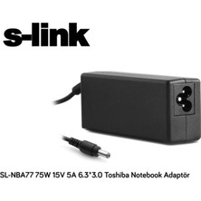 Uslucan Alışveriş S-Link SL-NBA77 75W 15V 5A 6.3-3.0 Notebook Adaptörü