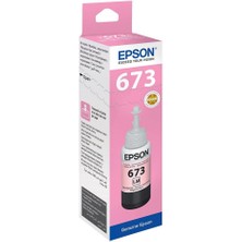 Cash Dukkan Epson T6736 Light Magenta Açık Kırmızı Şişe Mürekkep T67364A