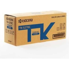 Zemira Kyocera TK-5270C Cyan Mavi Orjinal Fotokopi Toneri Ecosys M6230CIDN-M6630CIDN P6230CDN 6.000 Sayfa