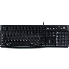 Zemira Logitech 920-002508 K120 Ingilizce USB Kablolu Siyah Klavye