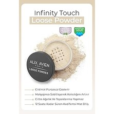 SHC4200 Alix Avien Ipeksi Toz Pudra - Sabitleyici Etki Mat Bitiş - Loose Powder 02 Nude Ivory