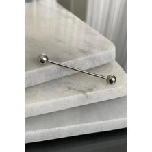 Jaida Moda Unisex 316L Cerrahi Çelik Köprü Piercing