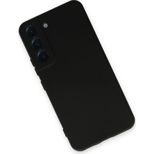 No35 Newface Samsung Galaxy S22 Kılıf Nano Içi Kadife Silikon - Siyah