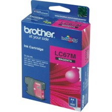 Uslucan Alışveriş Brother LC-67M Magenta Kırmızı 325 Sayfa Kartuş DCP-185-385 MFC-490-615-790-795-990-5490-5890-6490-