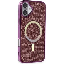 No35 Joko Iphone 16 Plus Kılıf Helen Magsafe Kapak - Derin Mor