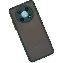 No35 Newface Huawei Nova Y90 Kılıf Montreal Silikon Kapak - Yeşil