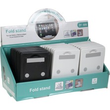 Maxdora Avec ZF-806 24LÜ Karton Stanlı Ayarlanabilir Telefon Standı (Siyah-Beyaz)