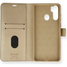 xirshop Reeder P13 Blue Max Kılıf Trend S Plus Kapaklı Kılıf - Gold