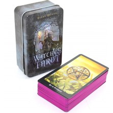 Ecoport Metal Kutulu Tarot Kartı Witches Tarot