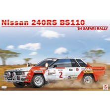 Nunu BX24041, 1/24 Nissan 240 Rs BS110 1984 Safari Rally Araba Maketi